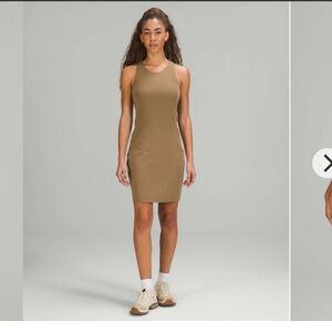 lululemon athletica slim fit above the knee dress